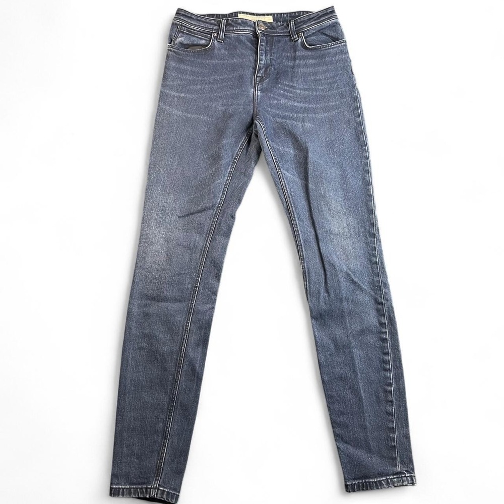 Burberry Brit High Rise Skinny Jeans Womens 28 Dark Wash Stretch Designer Denim